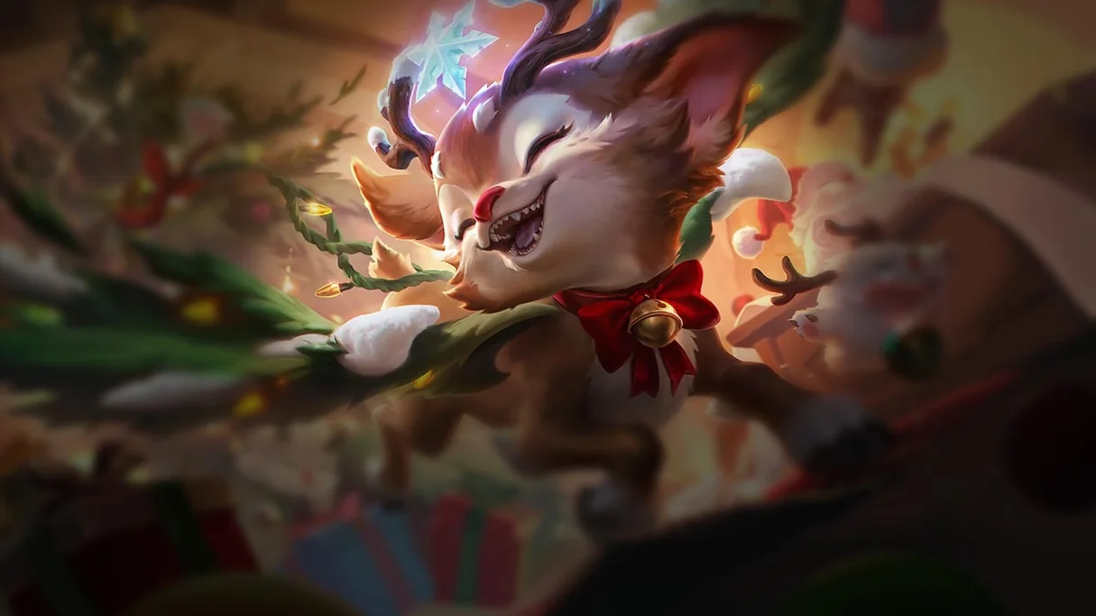 Reindeer Smolder Centered Splash