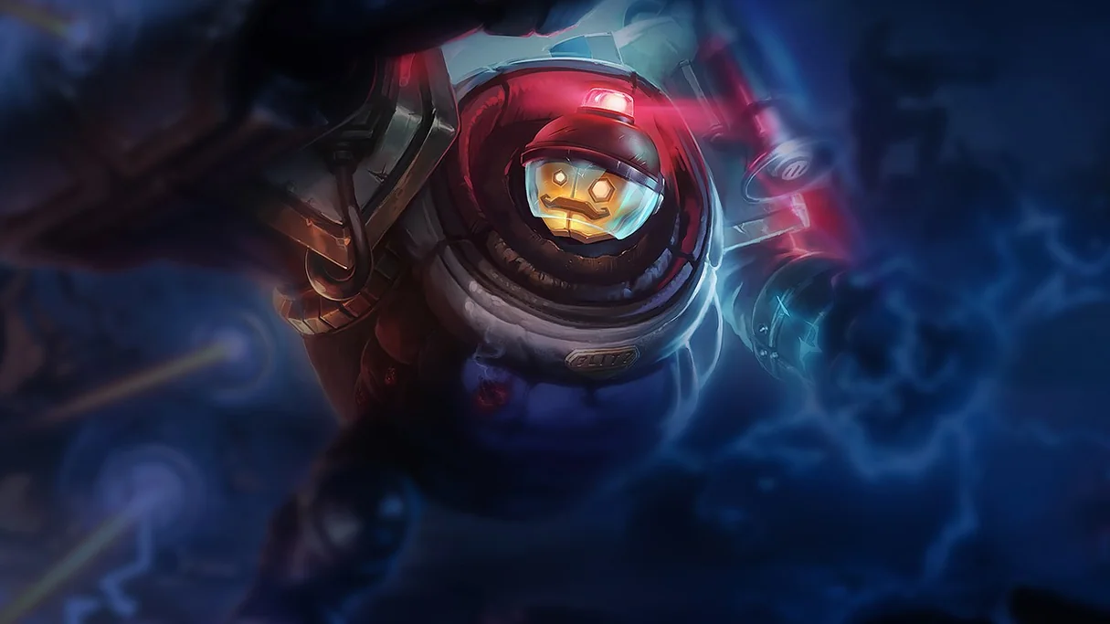 Riot Blitzcrank Centered Splash