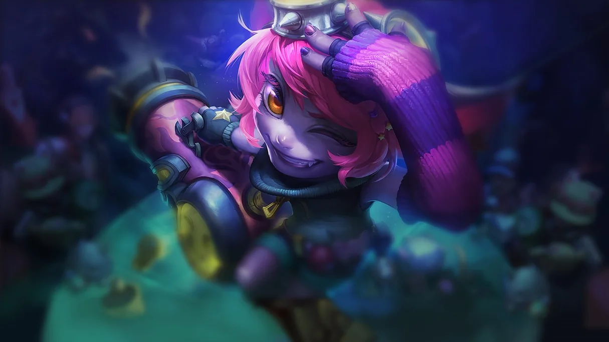 Riot Girl Tristana Centered Splash