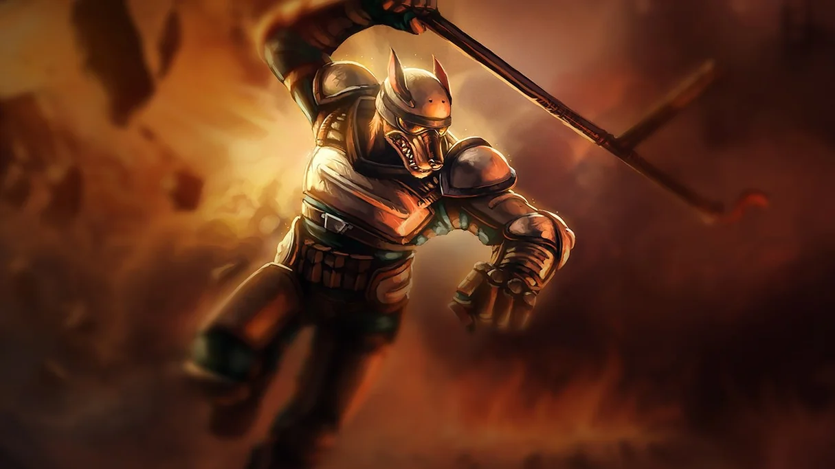 Riot K-9 Nasus Centered Splash