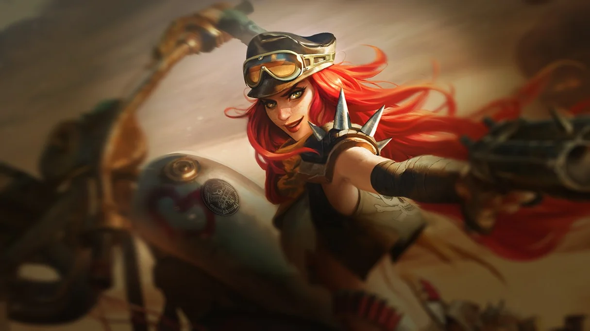 Road Warrior Miss Fortune Centered Splash