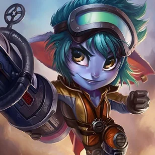 Rocket Girl Tristana Tile