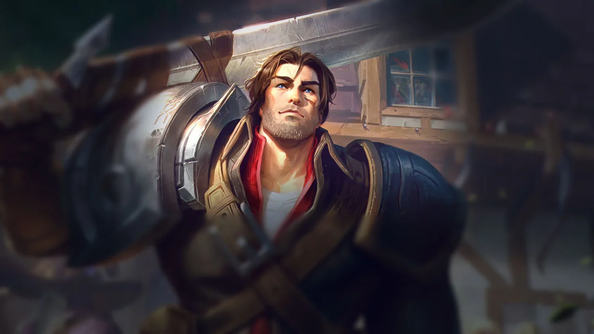 Rugged Garen Centered Splash