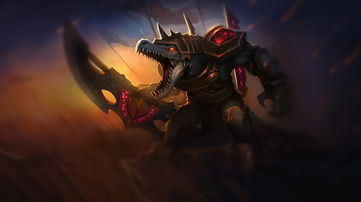 Rune Wars Renekton Centered Splash