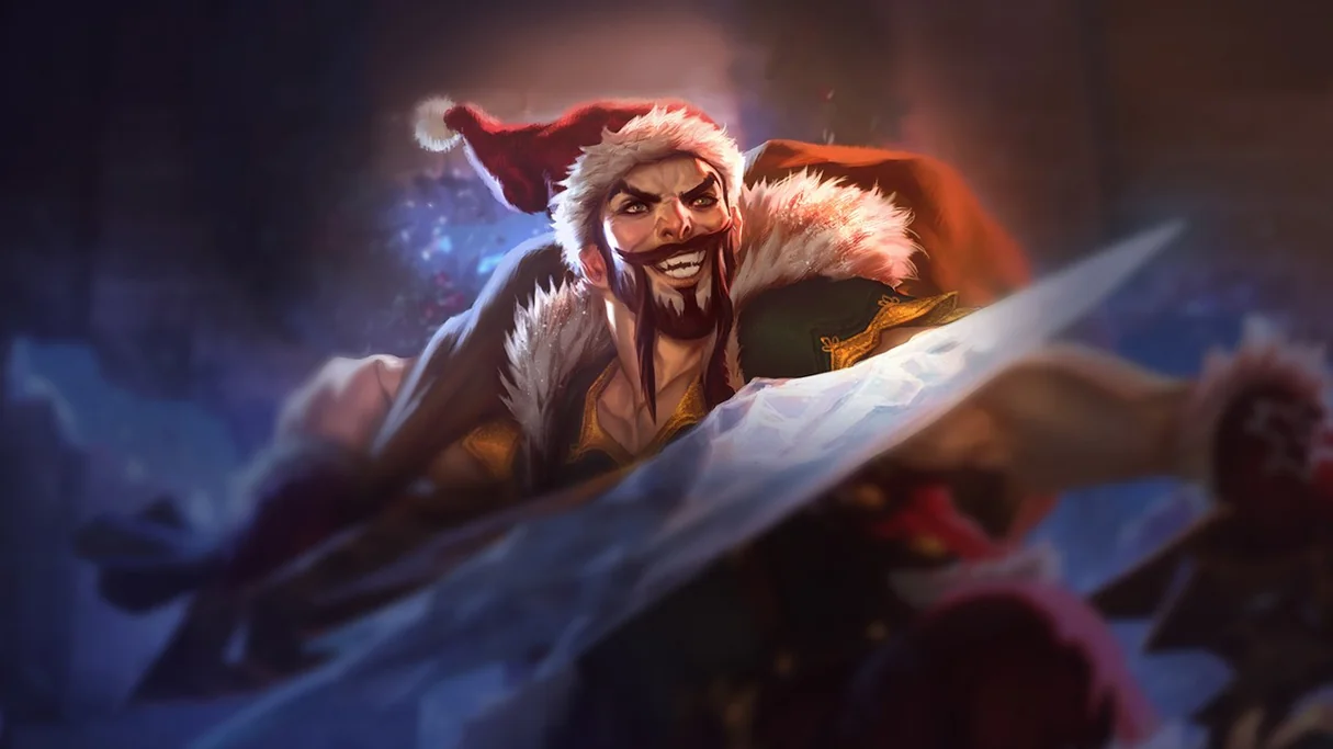 Santa Draven Centered Splash