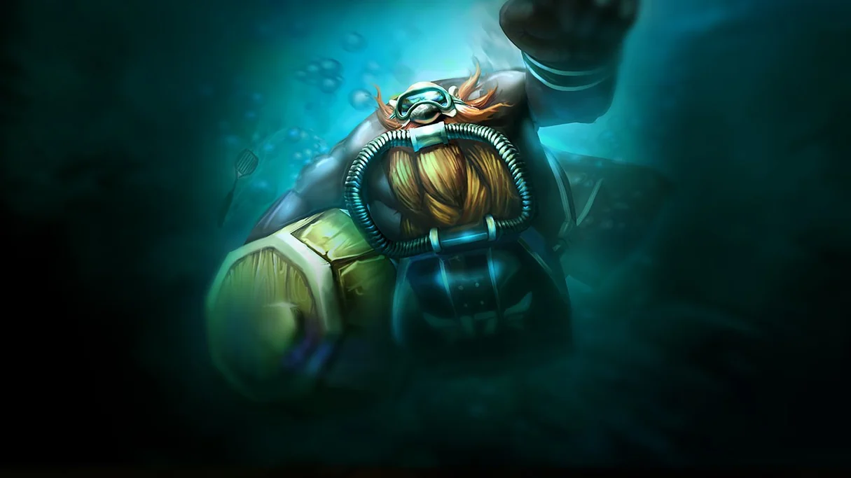 Scuba Gragas Centered Splash