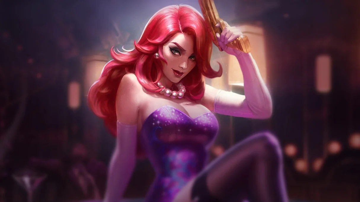 Secret Agent Miss Fortune Centered Splash