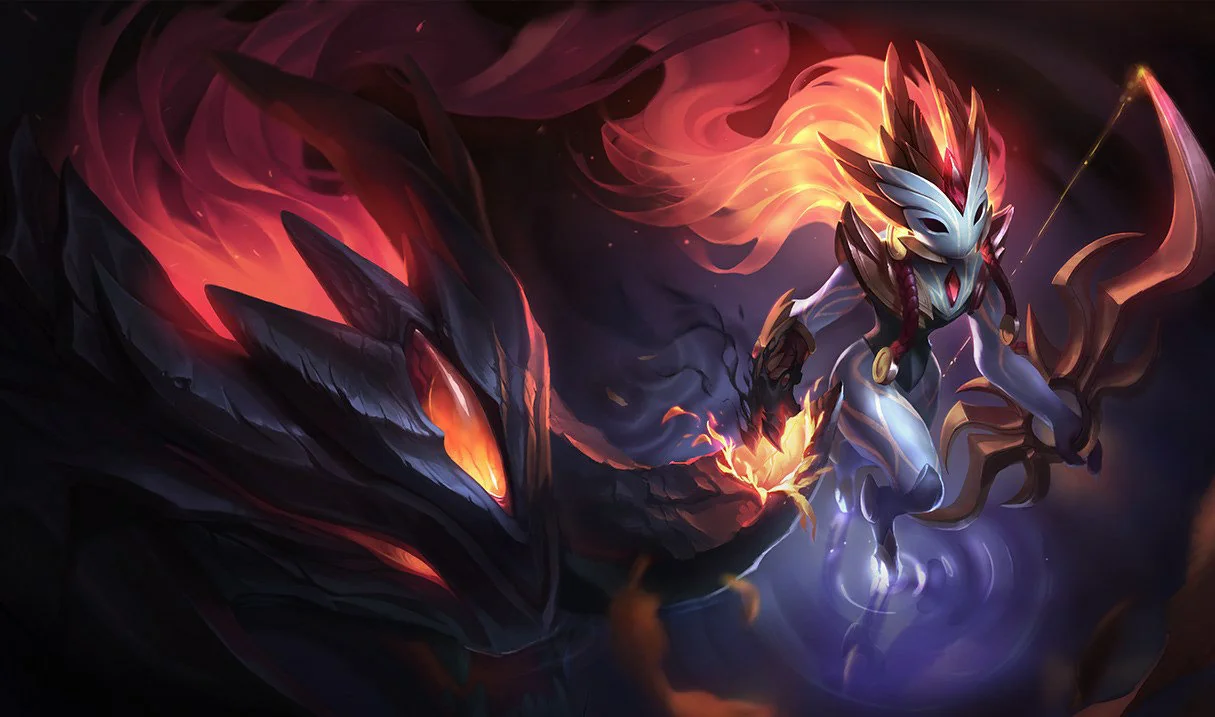 Shadowfire Kindred splash art