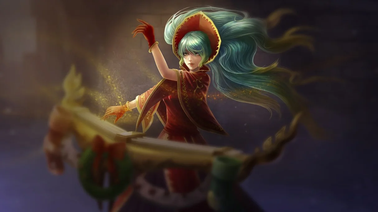 Silent Night Sona Centered Splash