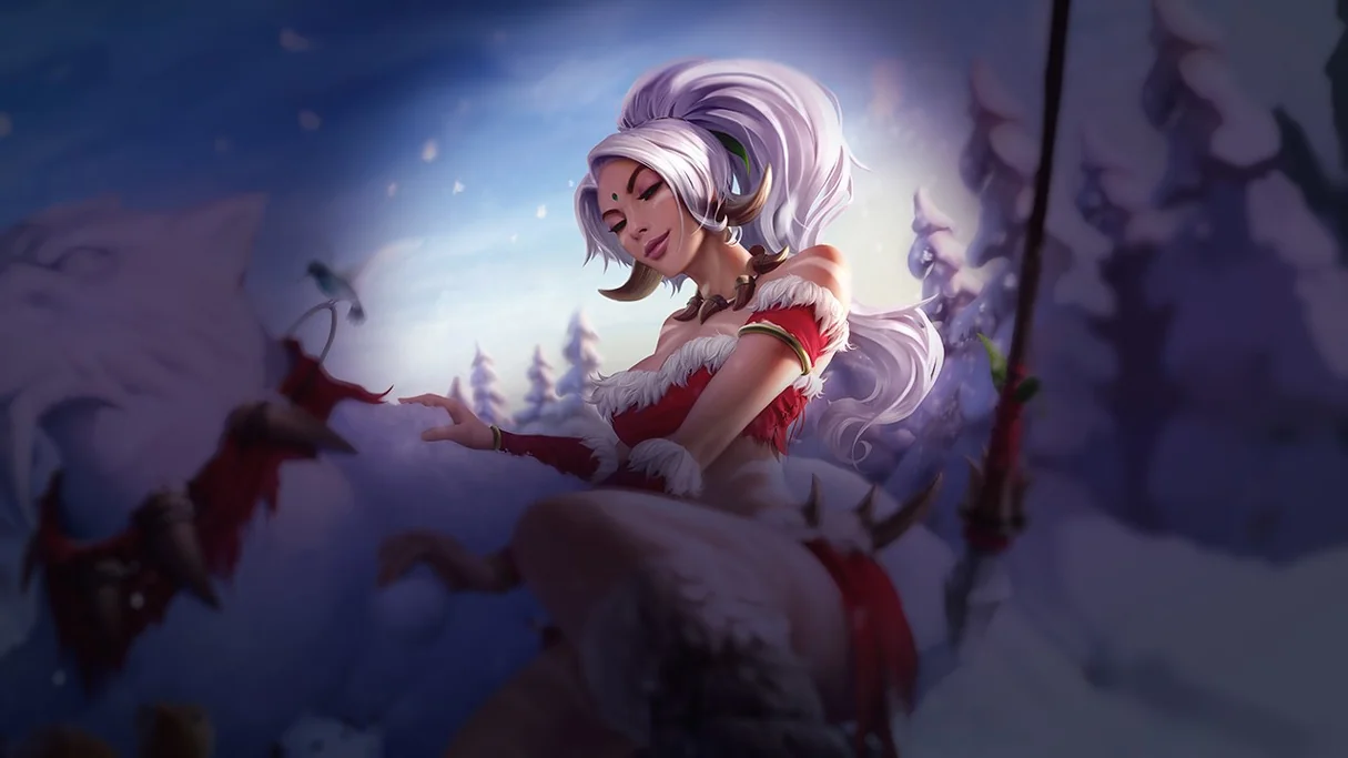 Snow Bunny Nidalee Centered Splash