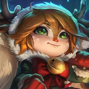 Snow Fawn Poppy Tile
