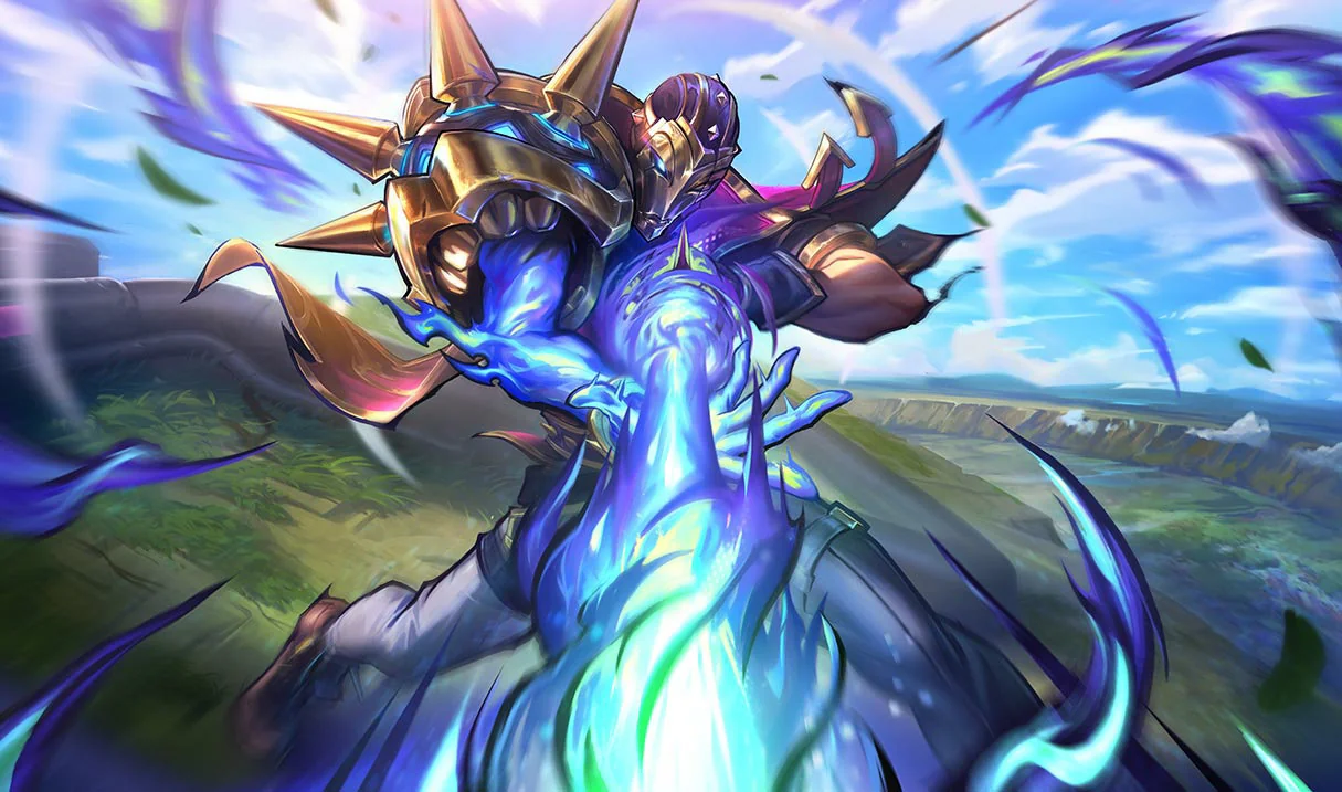 Soul Fighter Jhin splash art