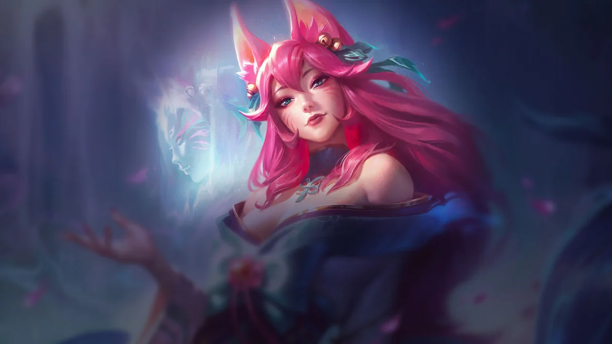 Spirit Blossom Ahri Centered Splash