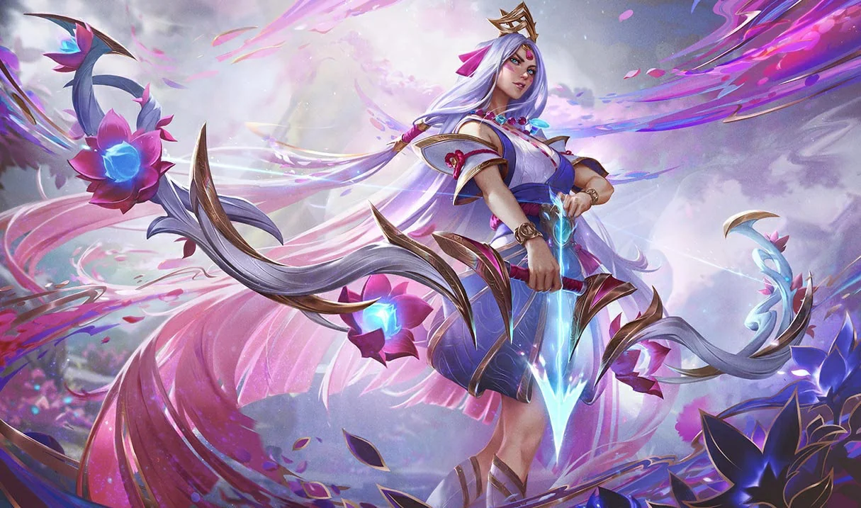 Spirit Blossom Ashe splash art