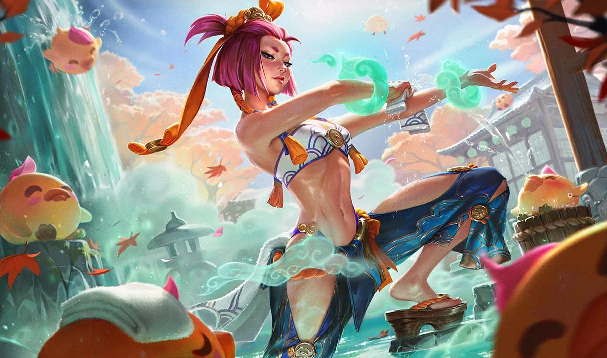 Spirit Blossom Springs Yunara splash art