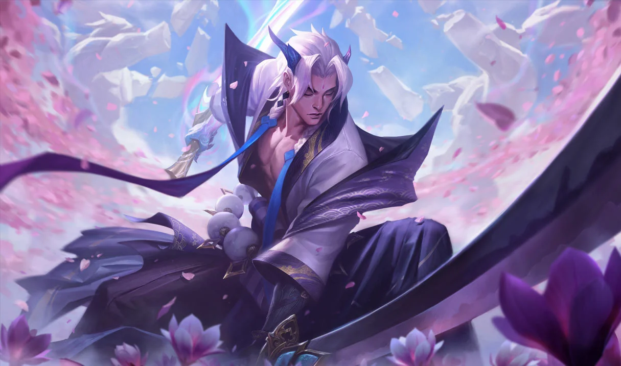 Spirit Blossom Yone splash art