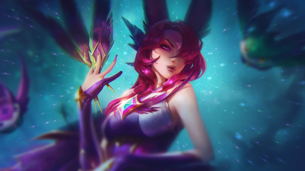 Star Guardian Xayah Centered Splash