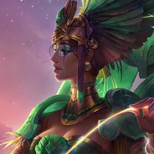 Sun Goddess Karma Tile