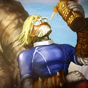 Surfer Singed Tile