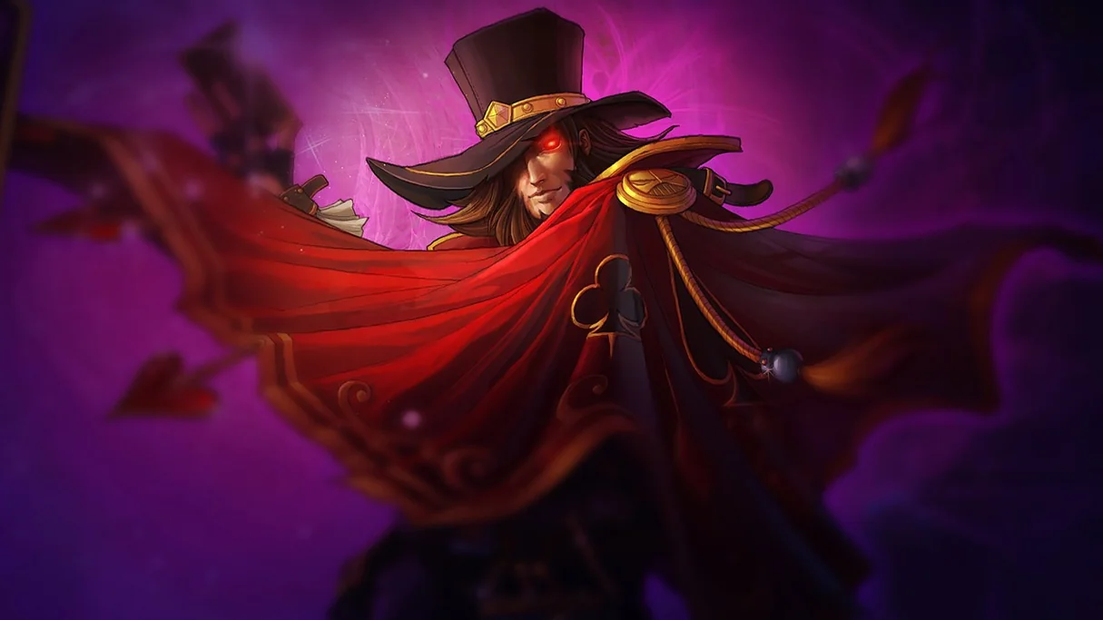 The Magnificent Twisted Fate Centered Splash