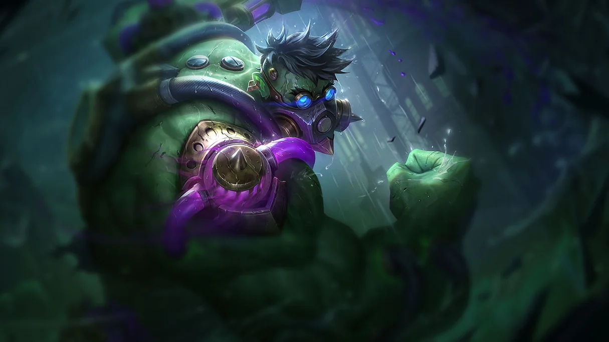 Toxic Dr. Mundo Centered Splash