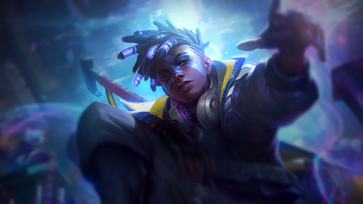 True Damage Ekko Centered Splash