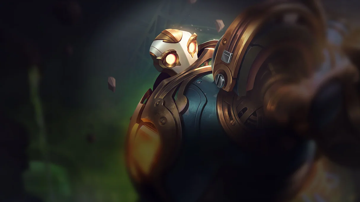 Victorious Blitzcrank Centered Splash