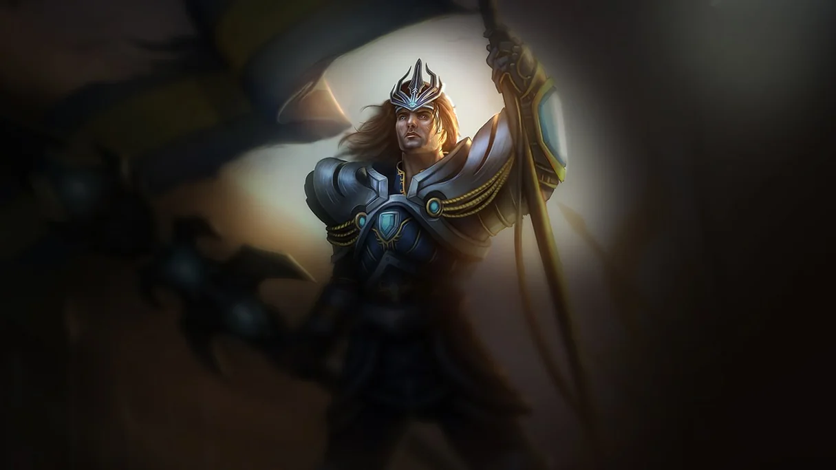 Victorious Jarvan IV Centered Splash