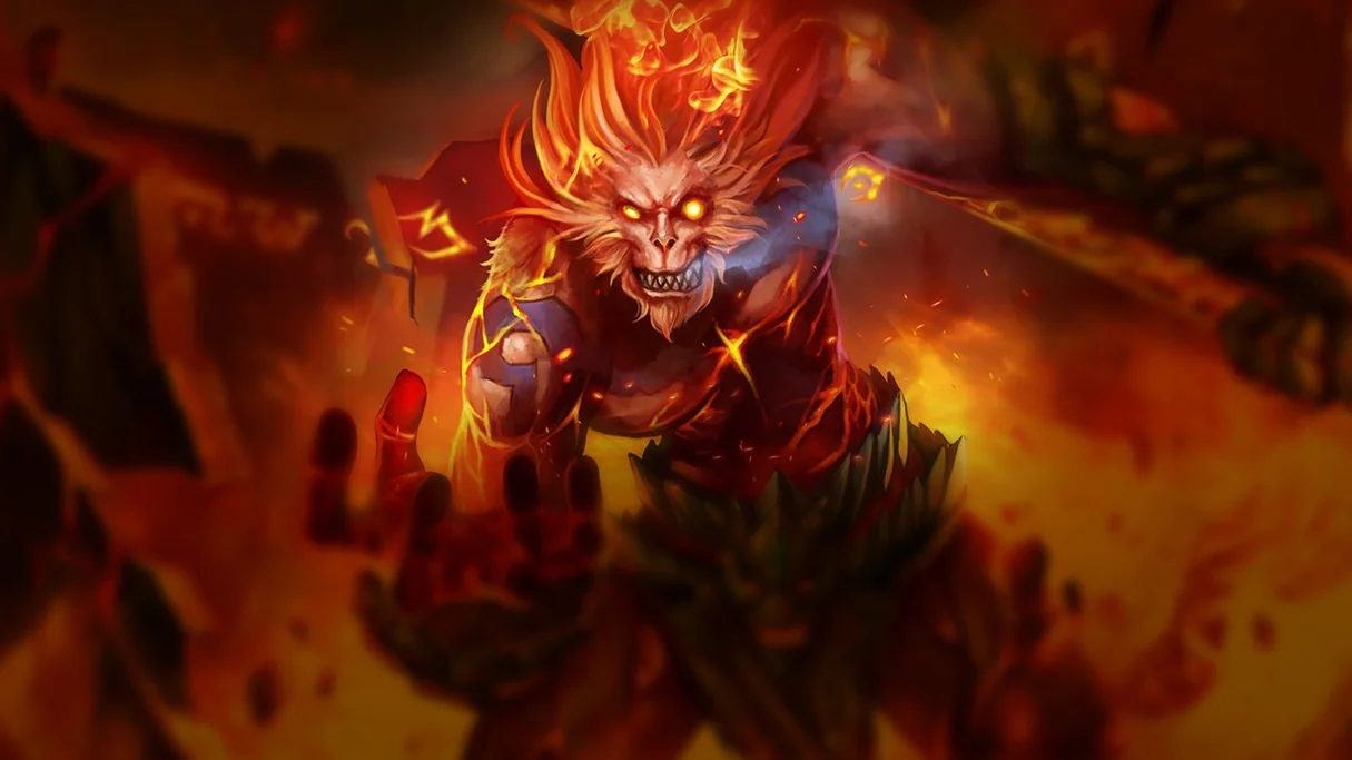 Volcanic Wukong Centered Splash