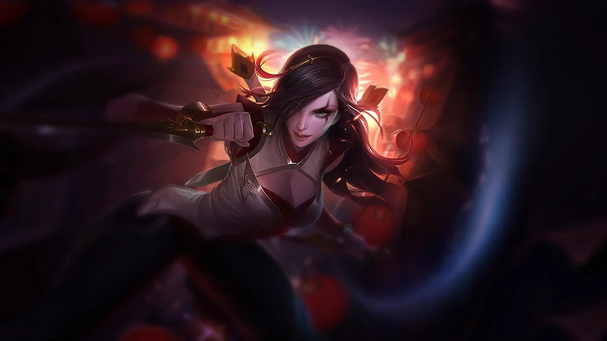 Warring Kingdoms Katarina Centered Splash