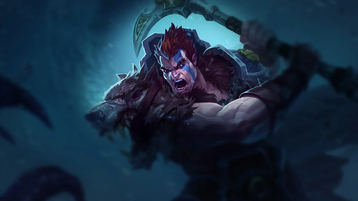 Woad King Darius Centered Splash